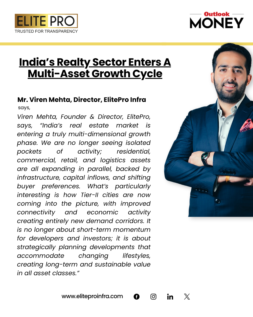 India’s Realty Sector Enters A Multi-Asset Growth Cycle